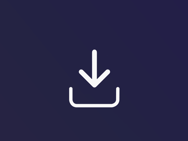 Download success animation